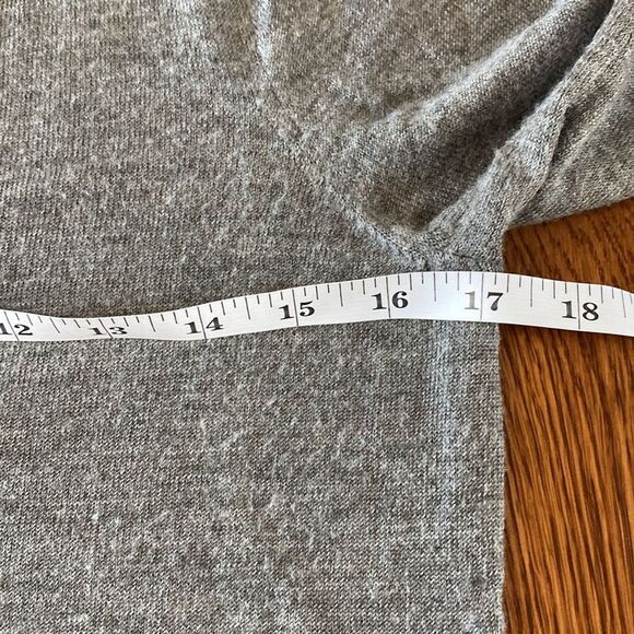 J. CREW S Y2K Gray Soft Knit Wool Blend Grandpa Zip Cardigan Sweater Academia - Picture 8 of 15